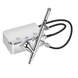 Portable Upgraded Dual-Action Airbrush Kit with Compressor Kit Spray Painting Air Brush Nail Design Model Art Craft Tattoo I-BEAUTEE