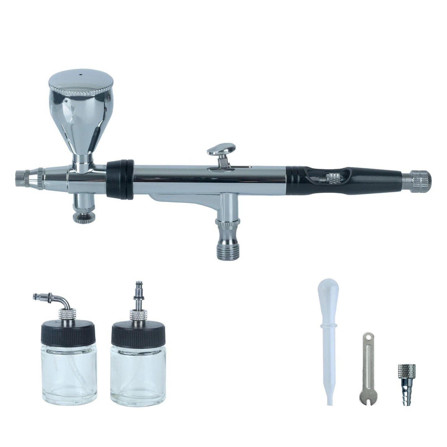 Airbrush Pen with Rotatable Air Brush Head,Gravity and Both Side Siphon Feeding -  - I-BEAUTEE