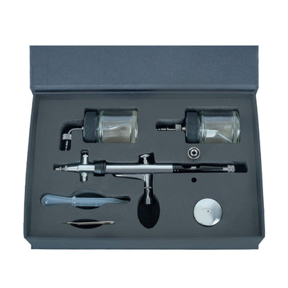 Airbrush Pen with Rotatable Air Brush Head,Gravity and Both Side Siphon Feeding -  - I-BEAUTEE